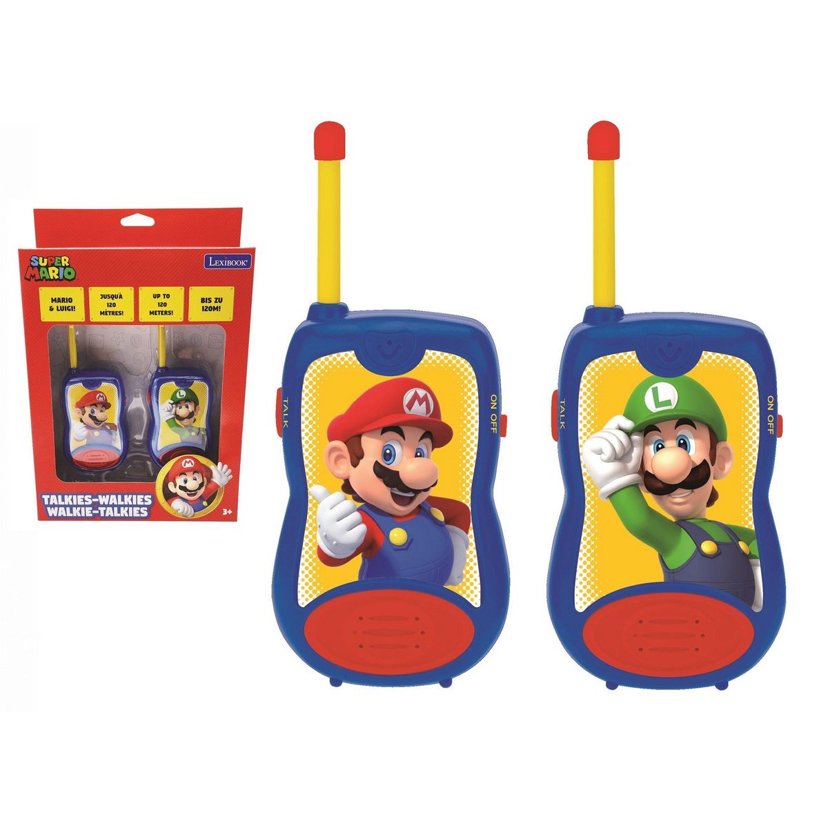 Lexibook Talkies-Walkies Super Mario portée 200m