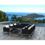 Voir la diapositive 2 : Paris Prix Table & 6 Fauteuils de Jardin  Bali  200cm Noir