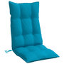 Voir la diapositive 5 : VIDAXL Coussins de chaise a dossier haut lot de 6 bleu clair