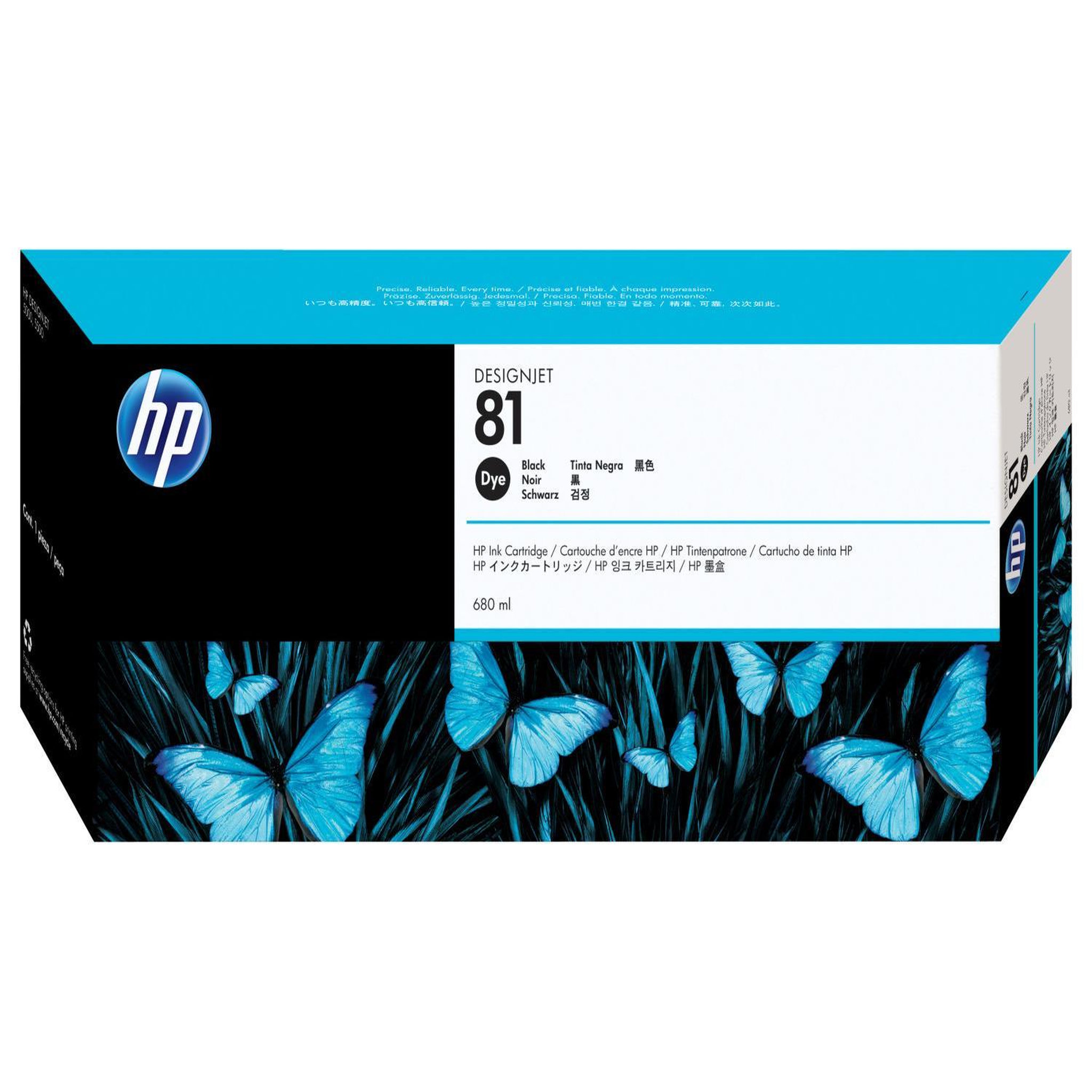 HP Hp 81 cartouche d'encre noir 680 ml