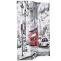 Voir la diapositive 2 : VIDAXL Cloison de separation 120 x 170 cm Bus londonien Noir et blanc