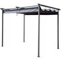 Voir la diapositive 1 : Habitat et Jardin Pergola avec toit rétractable - 3 x 4 m - Gris