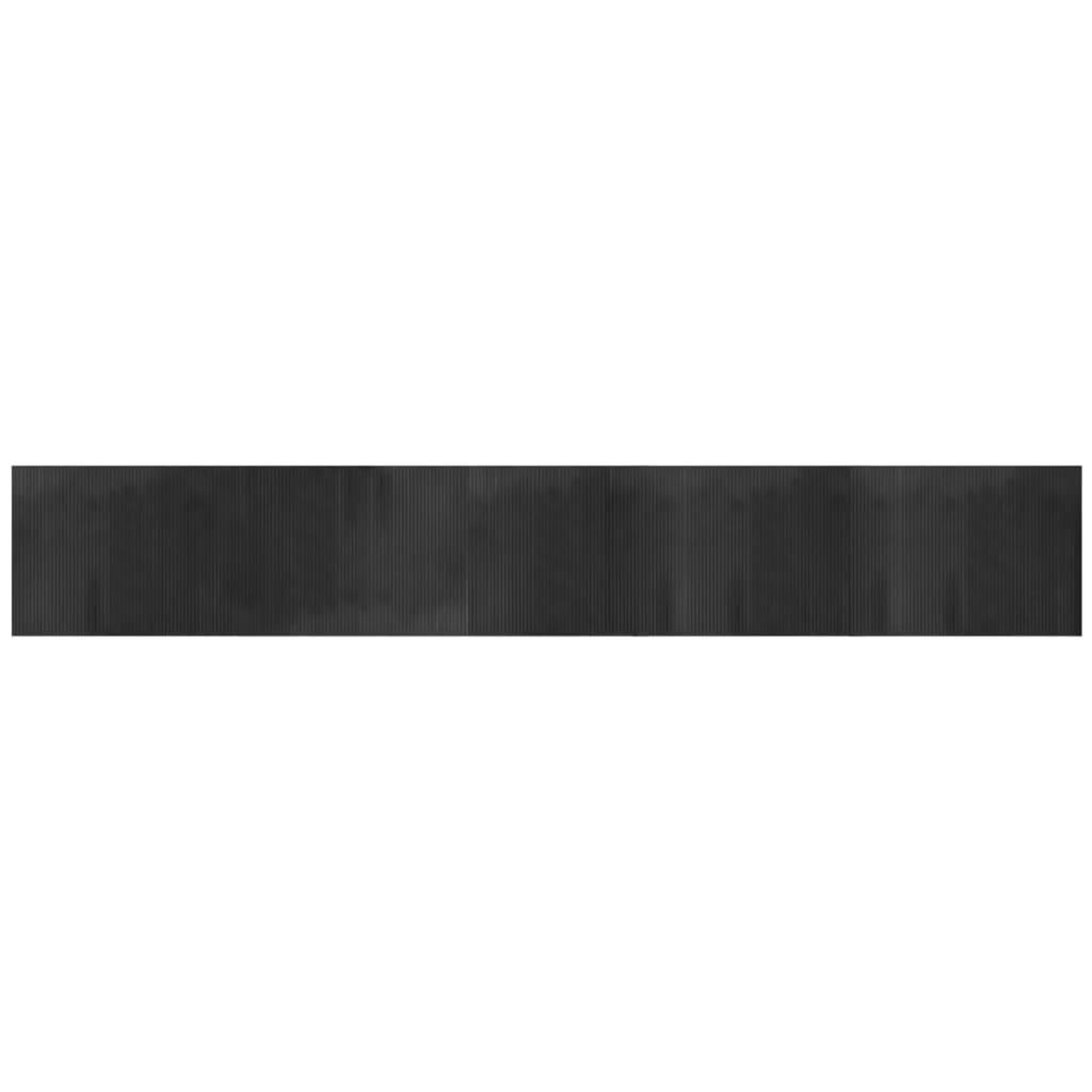 Voir la diapositive 2 : VIDAXL Tapis rectangulaire gris 80x500 cm bambou