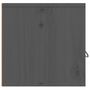 Voir la diapositive 5 : VIDAXL Armoires murales 2 pcs Gris 60x30x30 cm Bois de pin massif
