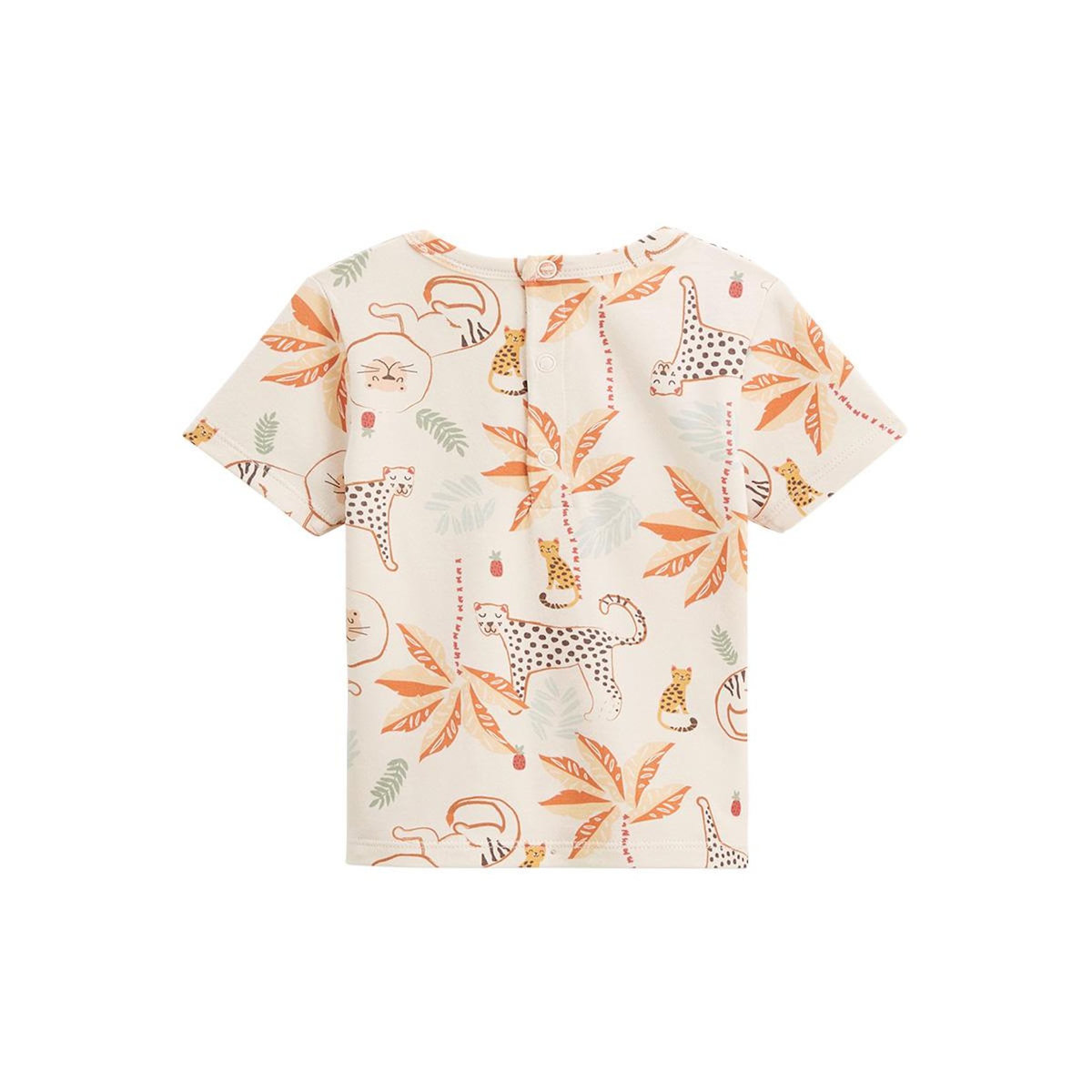 Petit Béguin Ensemble salopette bébé en gaze de coton et t-shirt Tango