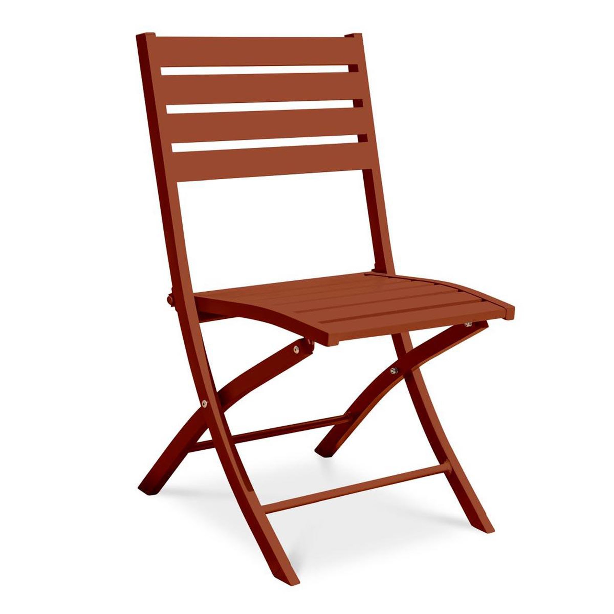 Paris Prix Chaise de jardin pliante  marius  82cm terracotta