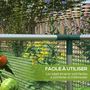 Voir la diapositive 5 : OUTSUNNY Serre de jardin serre à tomates filet protection porte HDPE vert