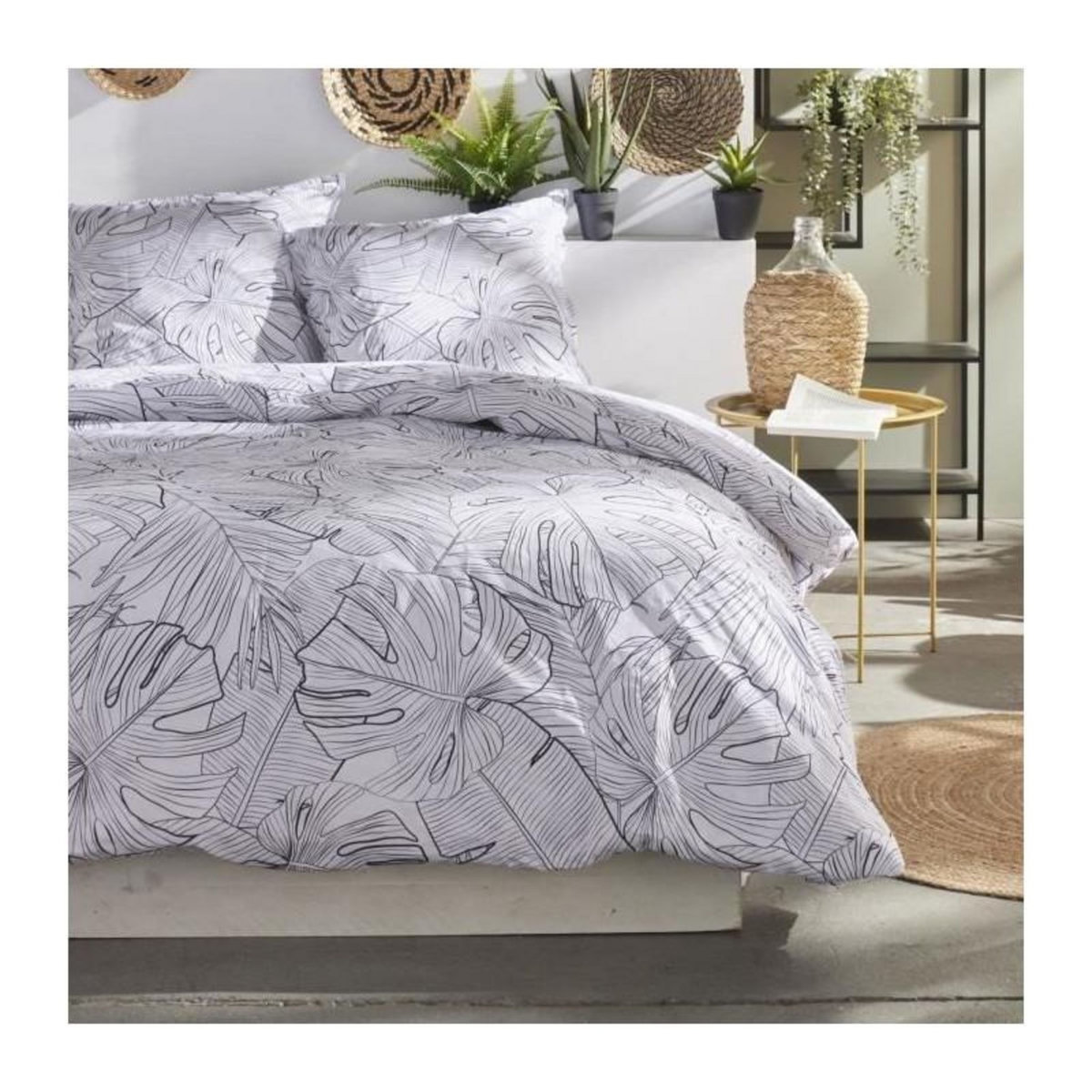 Today Parure de couette - TODAY - Sunshine 17.23 - 220x240cm - 2 personnes - Imprimée - Coton 57 fils