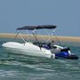 Voir la diapositive 1 : VIDAXL Toit bimini a 3 arceaux parois laterales 183x(154-167)x137 cm