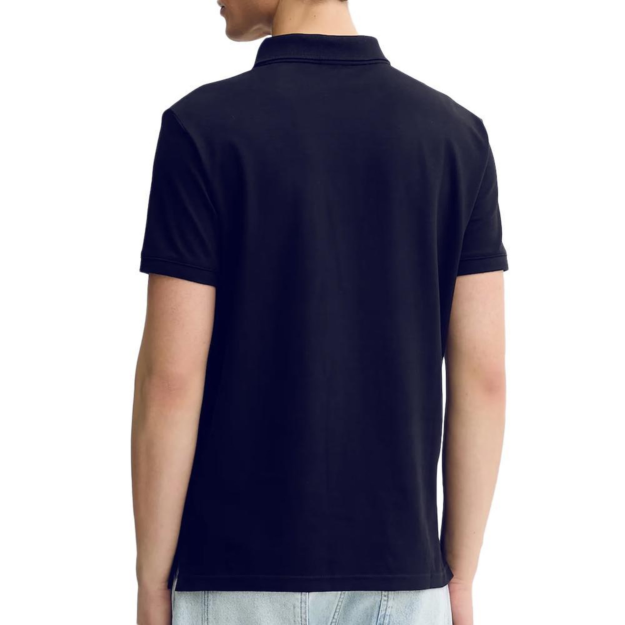 Voir la diapositive 2 : CALVIN KLEIN JEANS Polo Marine Homme Calvin Klein Jeans Refined