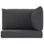Voir la diapositive 4 : VIDAXL Coussins de palette lot de 3 anthracite tissu oxford