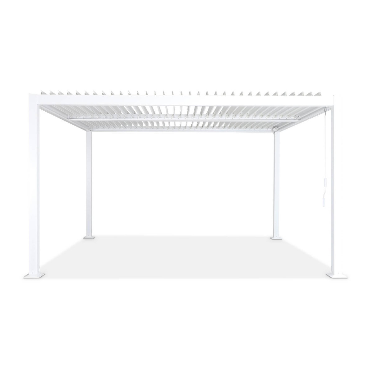 SWEEEK Pergola bioclimatique aluminium et acier lames orientables 4x3m Palace