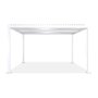 Voir la diapositive 5 : SWEEEK Pergola bioclimatique aluminium et acier lames orientables 4x3m Palace
