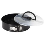 Paris Prix Moule à Pâtisserie & Couvercle  Charnière  26cm Noir