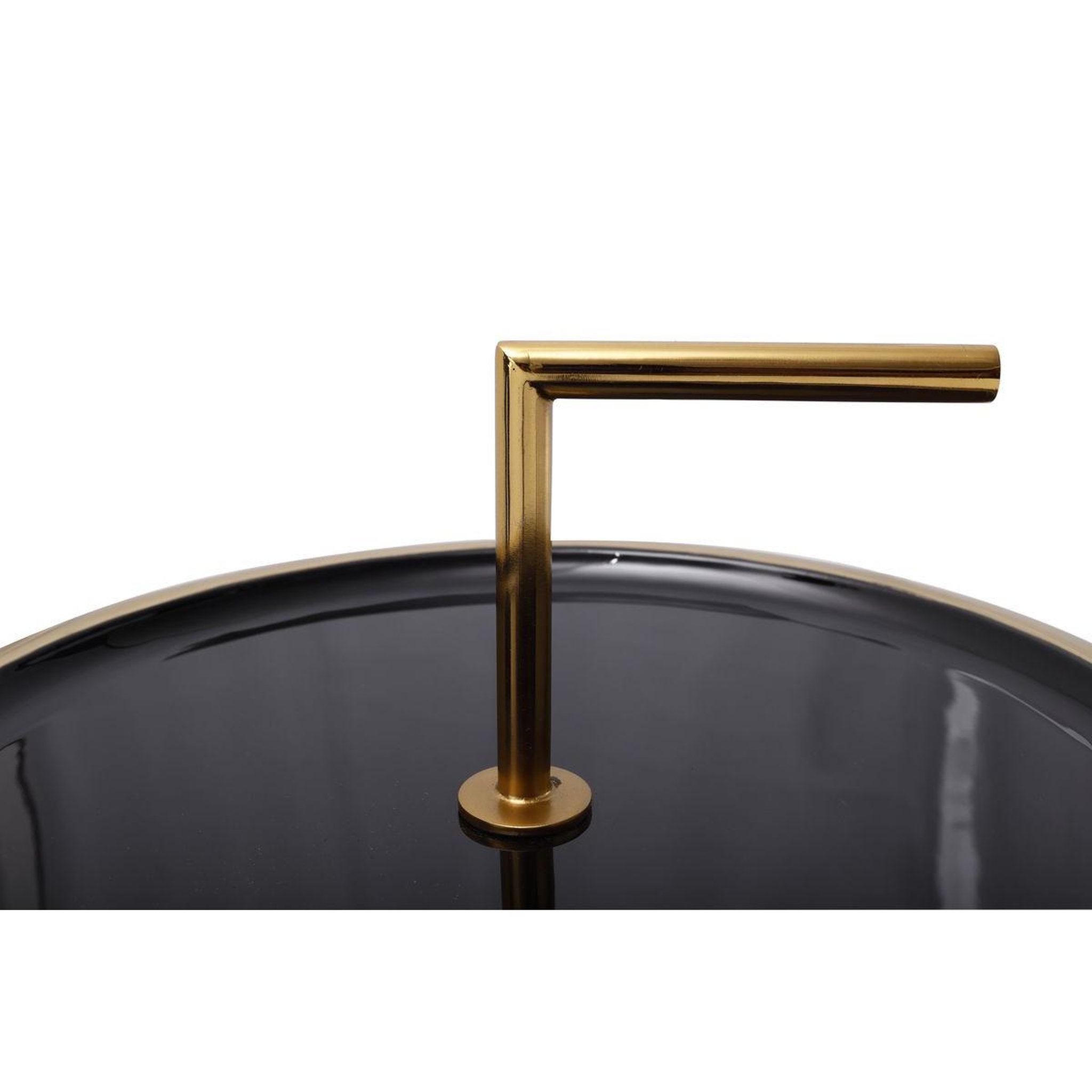 Voir la diapositive 2 : Paris Prix Table d'Appoint Design  Jouy  42cm Noir