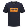 Voir la diapositive 1 : Jack & Jones T-Shirt Marine/Orange Garçon Jack & Jones Cole