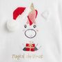 Voir la diapositive 2 : INEXTENSO Pyjama 2 pièces noël licorne bébé fille