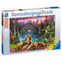 Voir la diapositive 1 : RAVENSBURGER Puzzle 3000 pièces Tigres au lagon