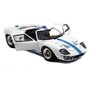 SOLIDO Voiture miniature Ford GT40 Mk1 Widebody White & Blue Stripes 1968-1/18éme