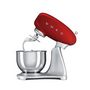Voir la diapositive 5 : SMEG Robot sur socle 4,8l 800w rouge - smf02rdeu