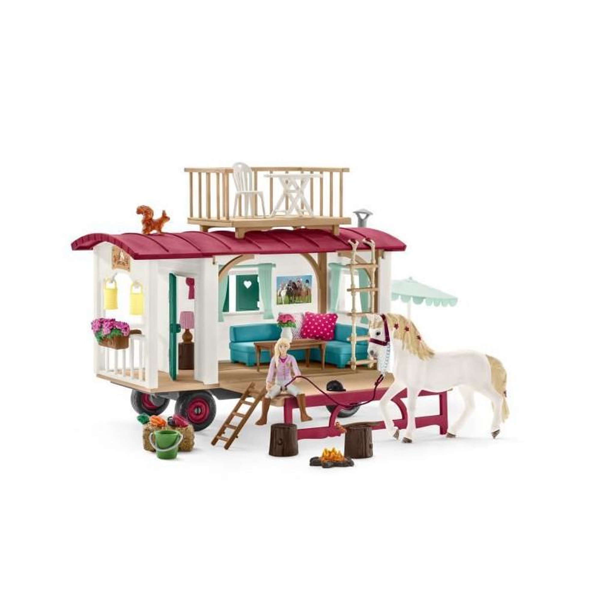 Schleich SCHLEICH - Caravane rencontres secretes - 42593 - Gamme Horse Club