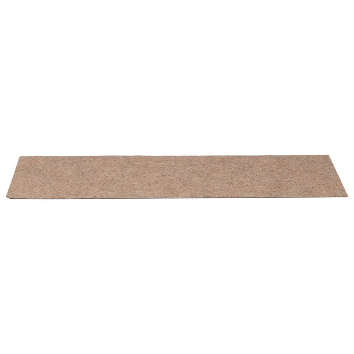 VIDAXL Tapis d'escalier auto-adhesifs 30 pcs marron clair 76x20 cm