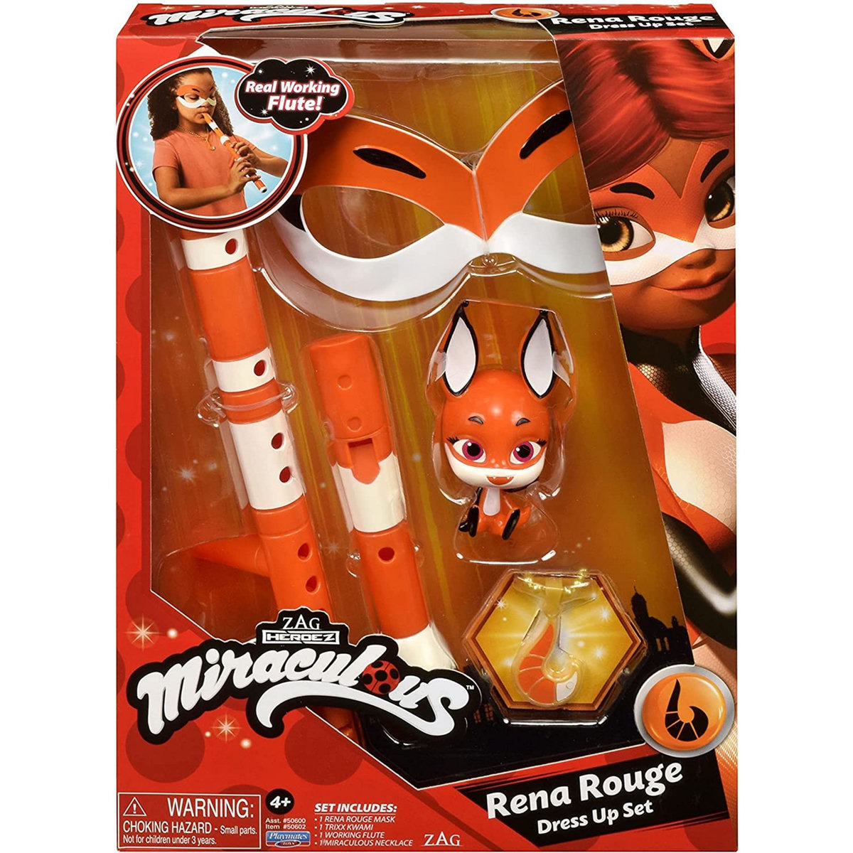 BANDAI Set de transformation Miraculous - Rena Rouge
