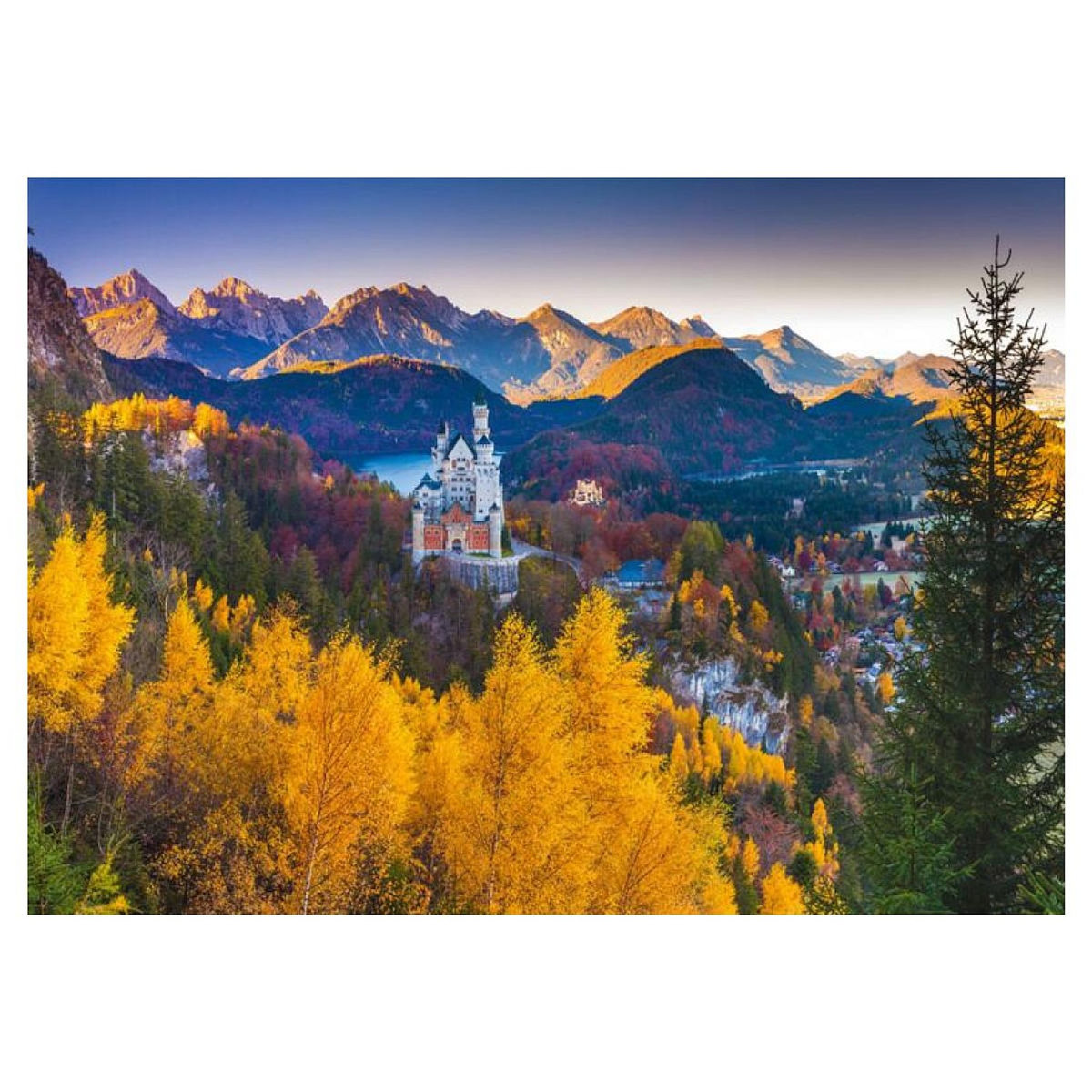 Schmidt Spiele 1000 Pièces puzzle Neuschwanstein en automne