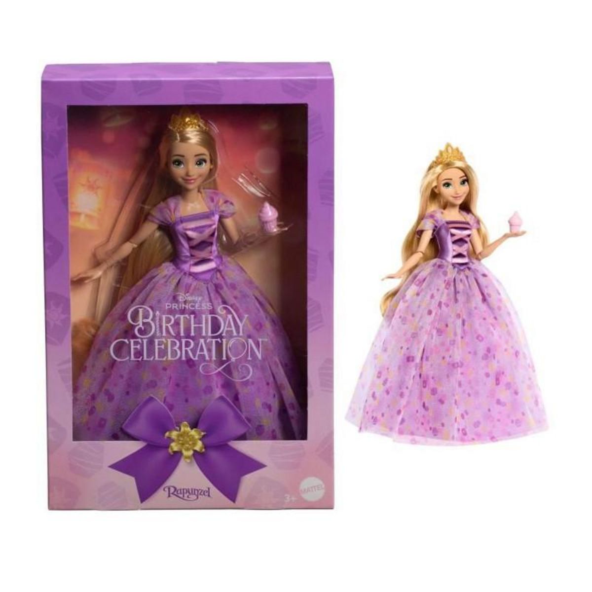 DISNEY PRINCESS DISNEY PRINCESSES Raiponce Fete d'Anniversaire-Poupée inspirée du film - HYC38