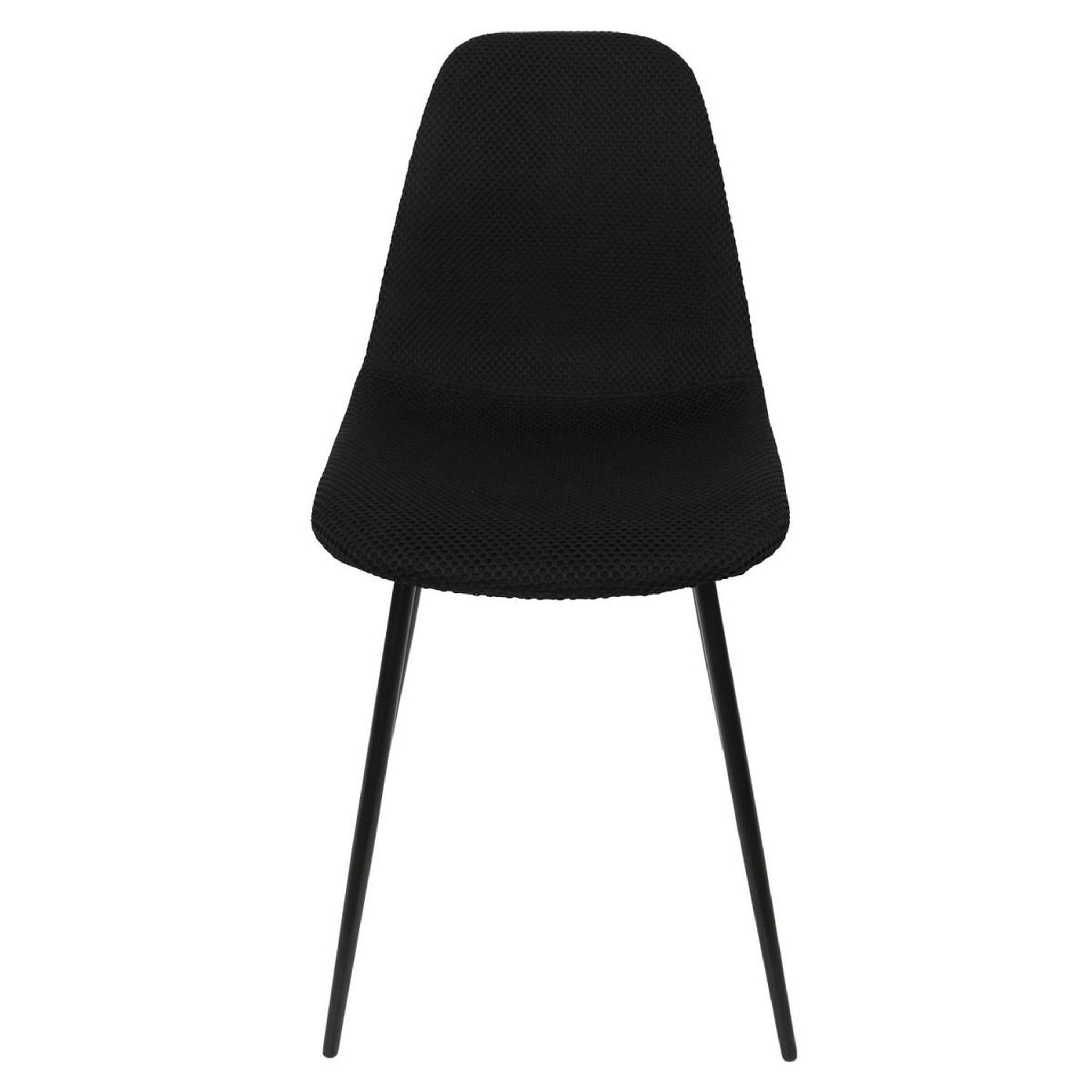 Voir la diapositive 3 : The Home Deco Factory Lot de 4 chaises  atome  86cm noir
