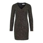 Vila Robe  à Sequin  Femme Vila Scara. Coloris disponibles : Noir