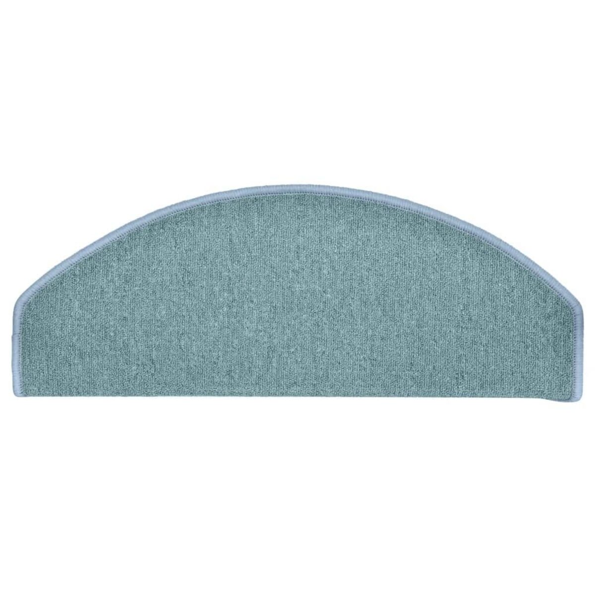 VIDAXL Tapis de marches d'escalier 15 pcs Bleu 65x24x4 cm