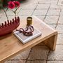Voir la diapositive 3 : SWEEEK Table basse rectangulaire en acacia massif 100cm