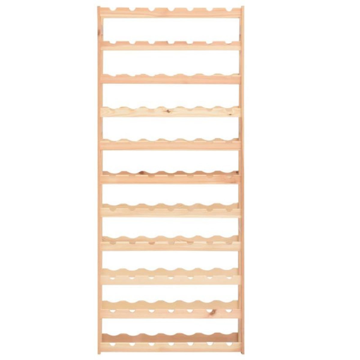 VIDAXL Casier à bouteilles pour 77 bouteilles Pinède