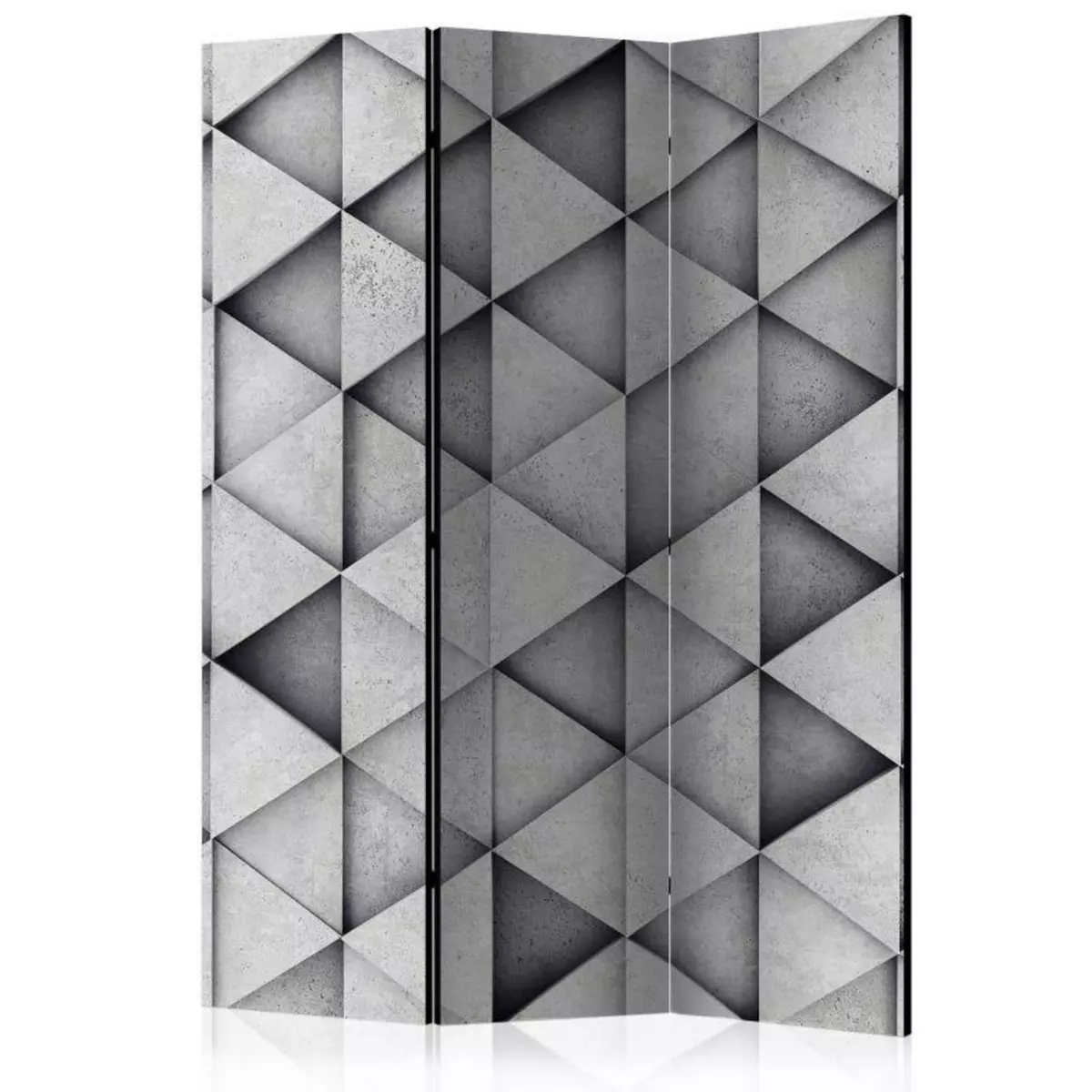 Paris Prix Paravent 3 Volets  Grey Triangles  135x172cm
