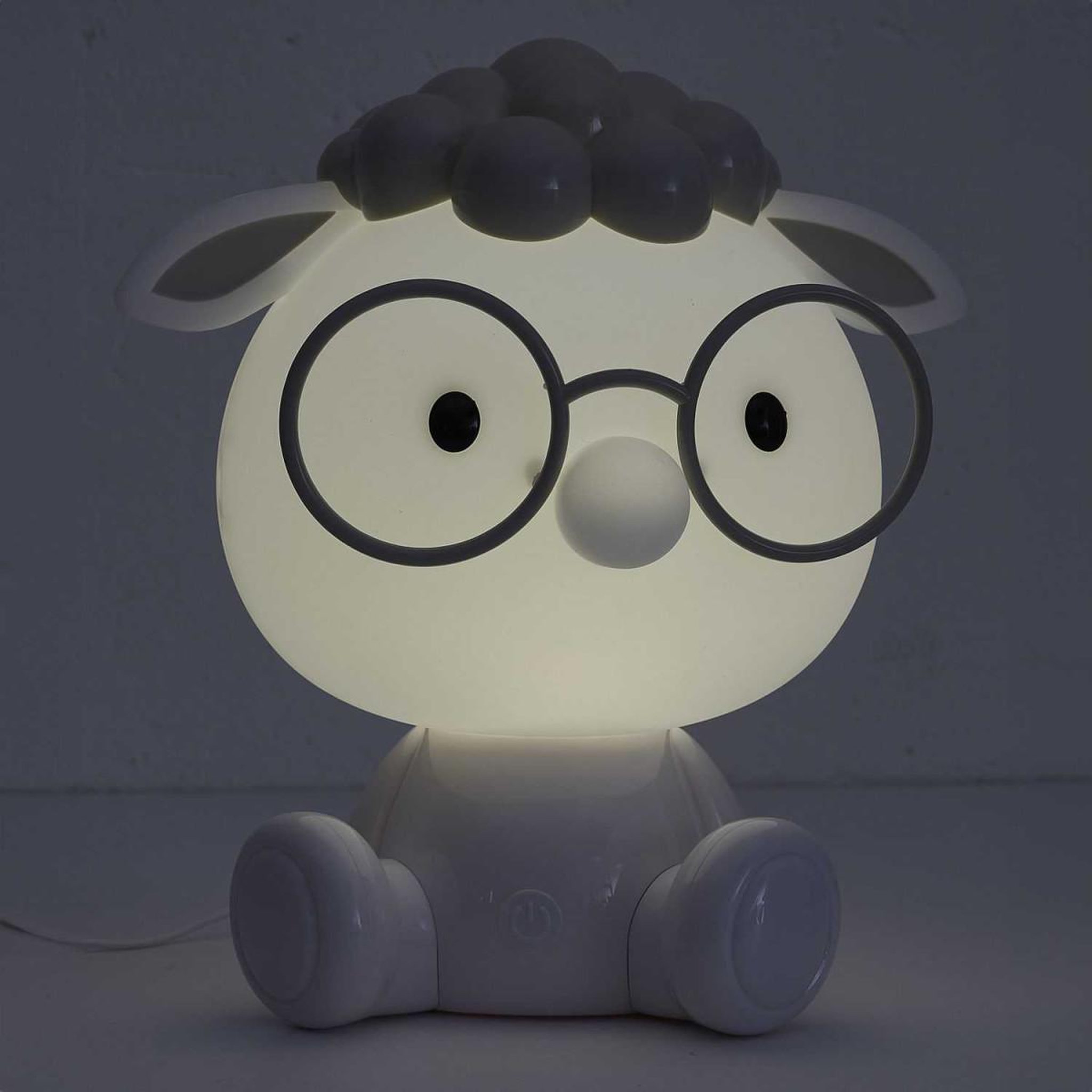 Voir la diapositive 6 : HOME DECO KIDS Veilleuse Enfant à LED  Mouton  25cm Blanc