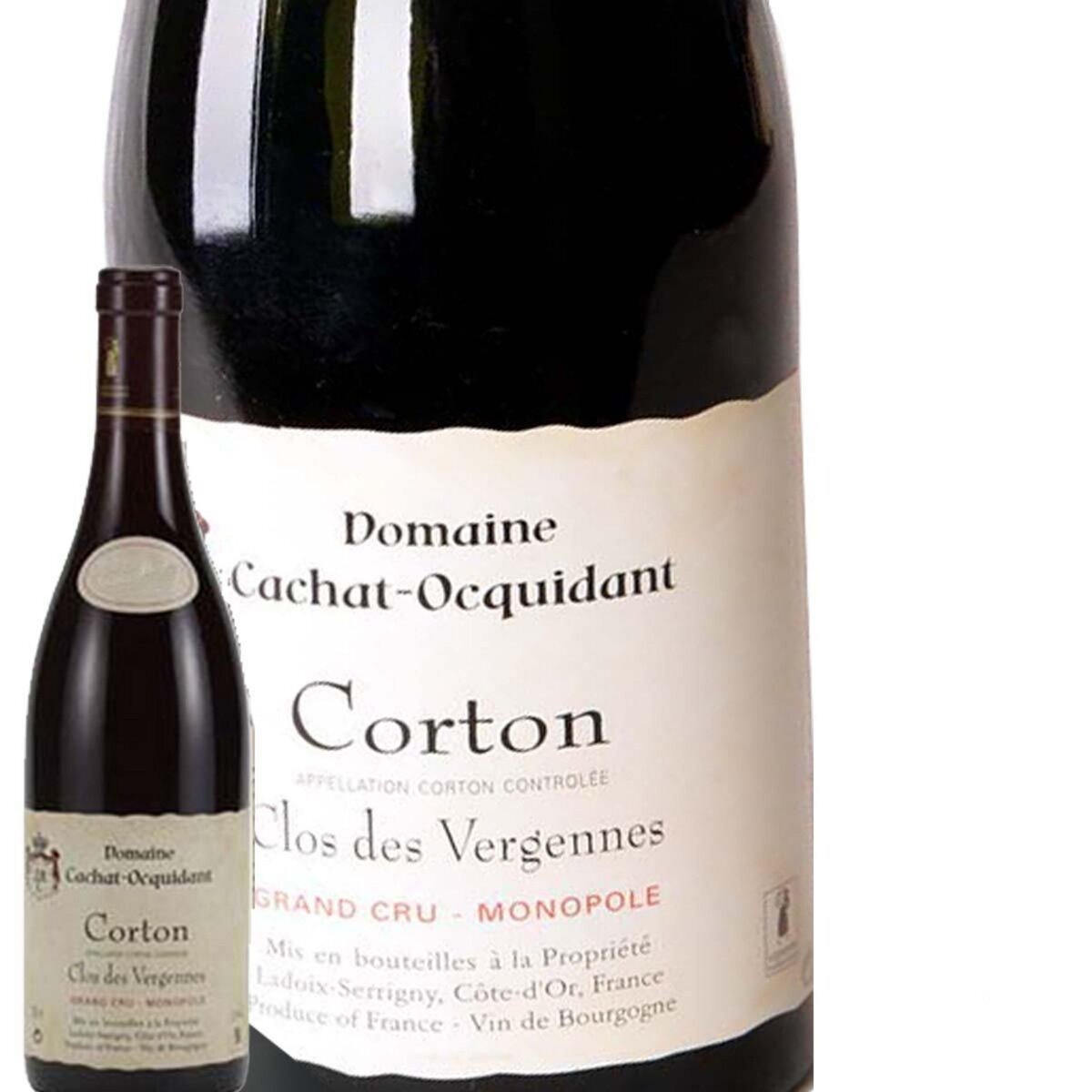 Domaine Cachat Ocquidant Corton Clos des Vergennes Monopole Rouge 2013