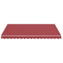 Voir la diapositive 3 : VIDAXL Tissu de remplacement pour auvent Bordeaux rouge 4x3 m