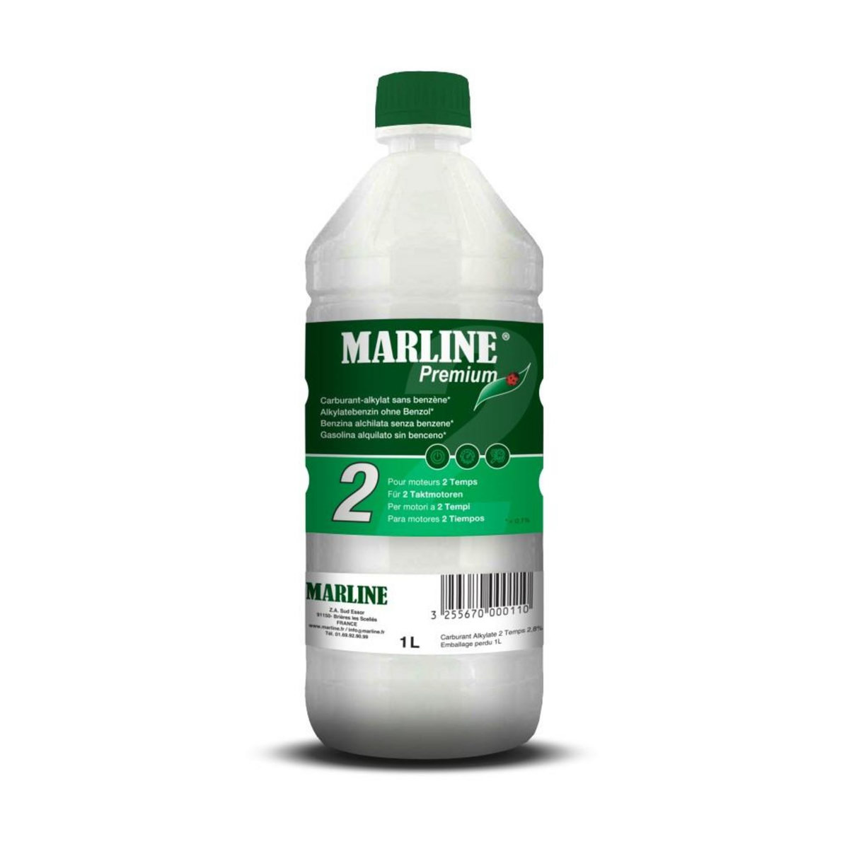 CENTRALE BRICO Carburant MARLINE PREMIUM 1 L 2 TEMPS - alkylate et huile biodégradable