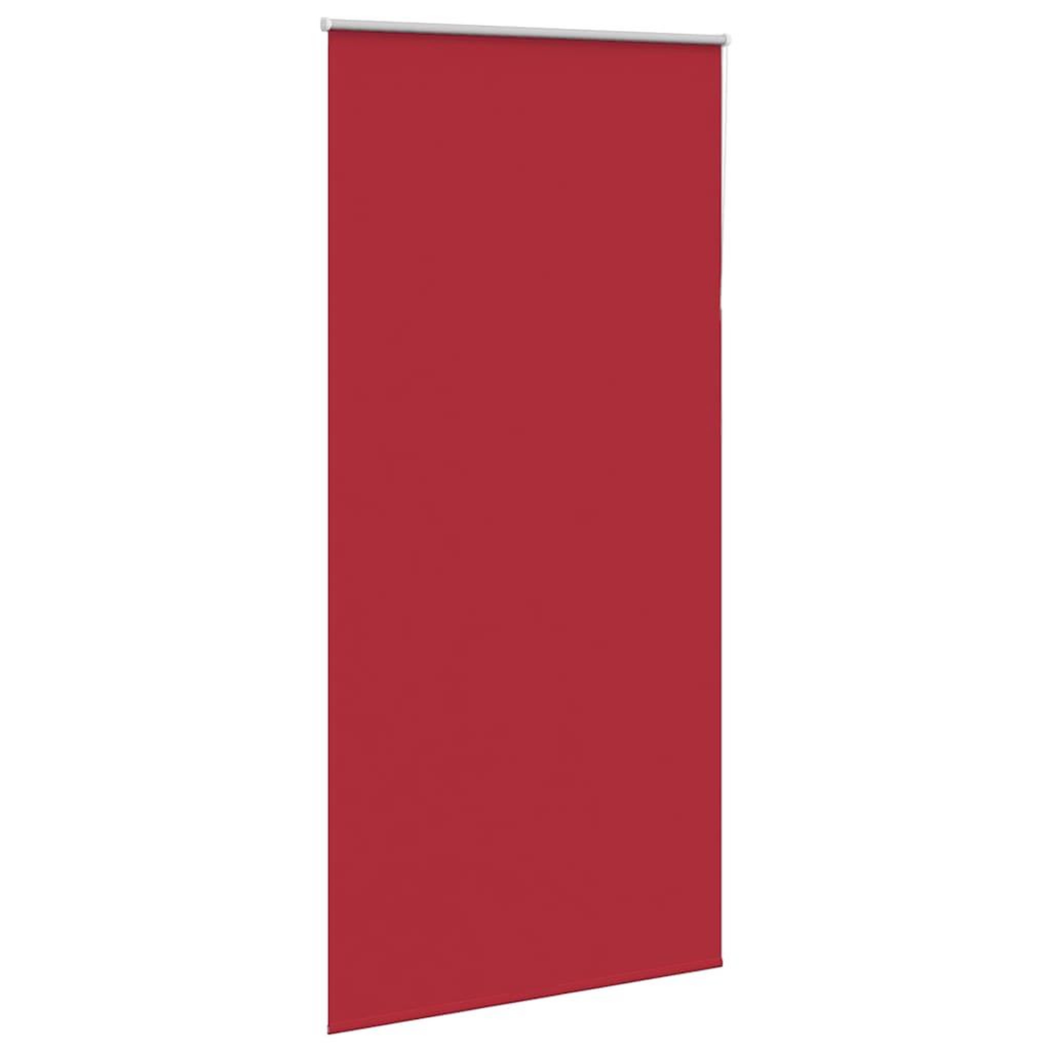 Voir la diapositive 3 : VIDAXL Store enrouleur occultant rouge largeur du tissu 95,7 cm