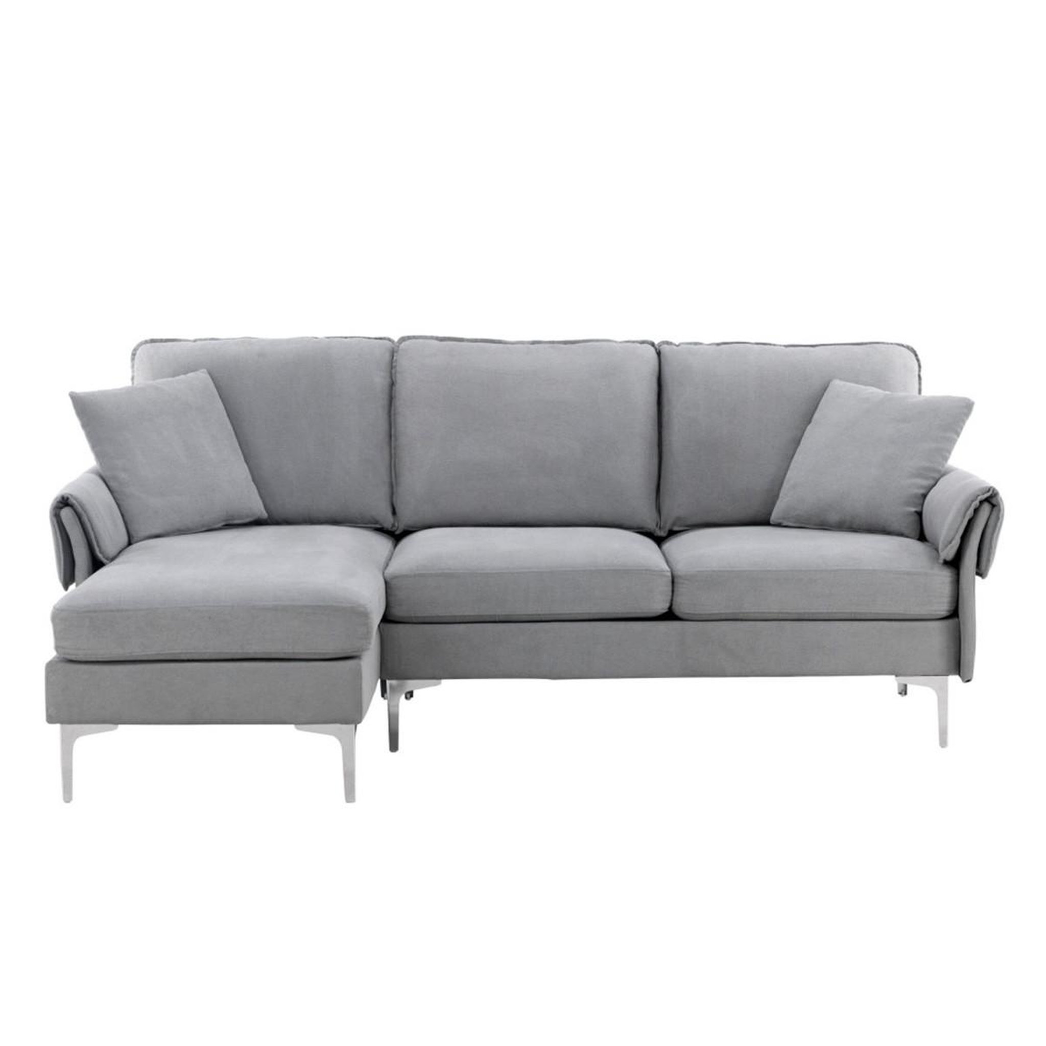Paris Prix Canapé d'angle réversible  remis  241cm gris foncé