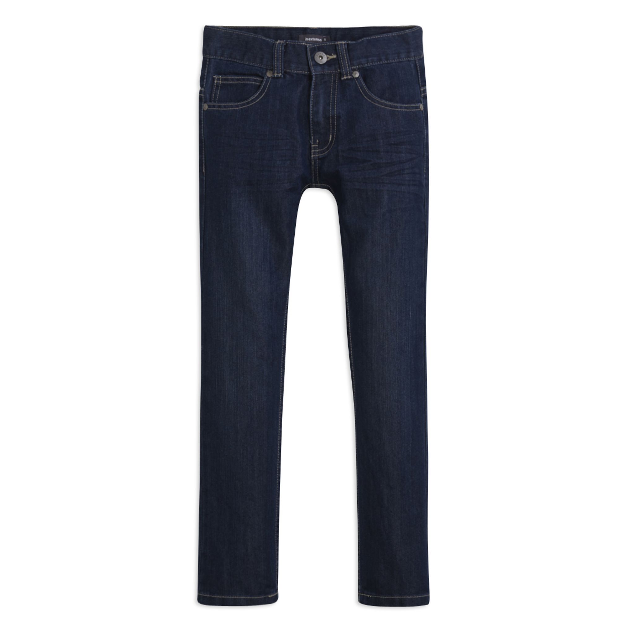 Jean Garçon In Extenso Taille 158 - Coupe Droite - Bleu - Occasion Très Bon état