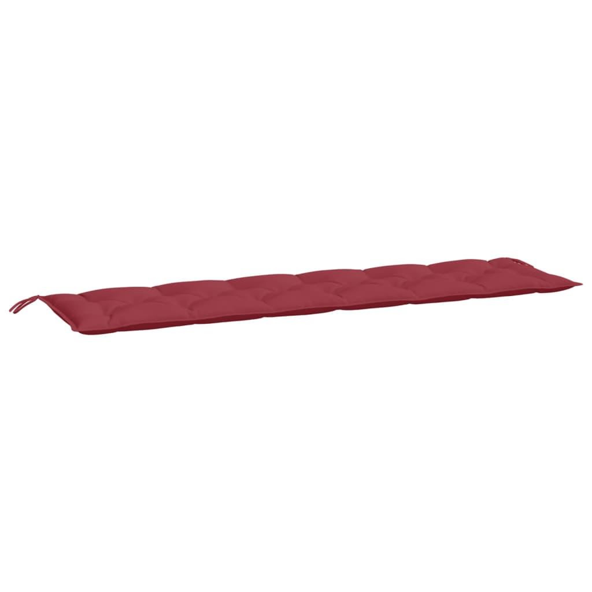 Voir la diapositive 2 : VIDAXL Coussin de banc de jardin rouge bordeaux 200x50x7 cm