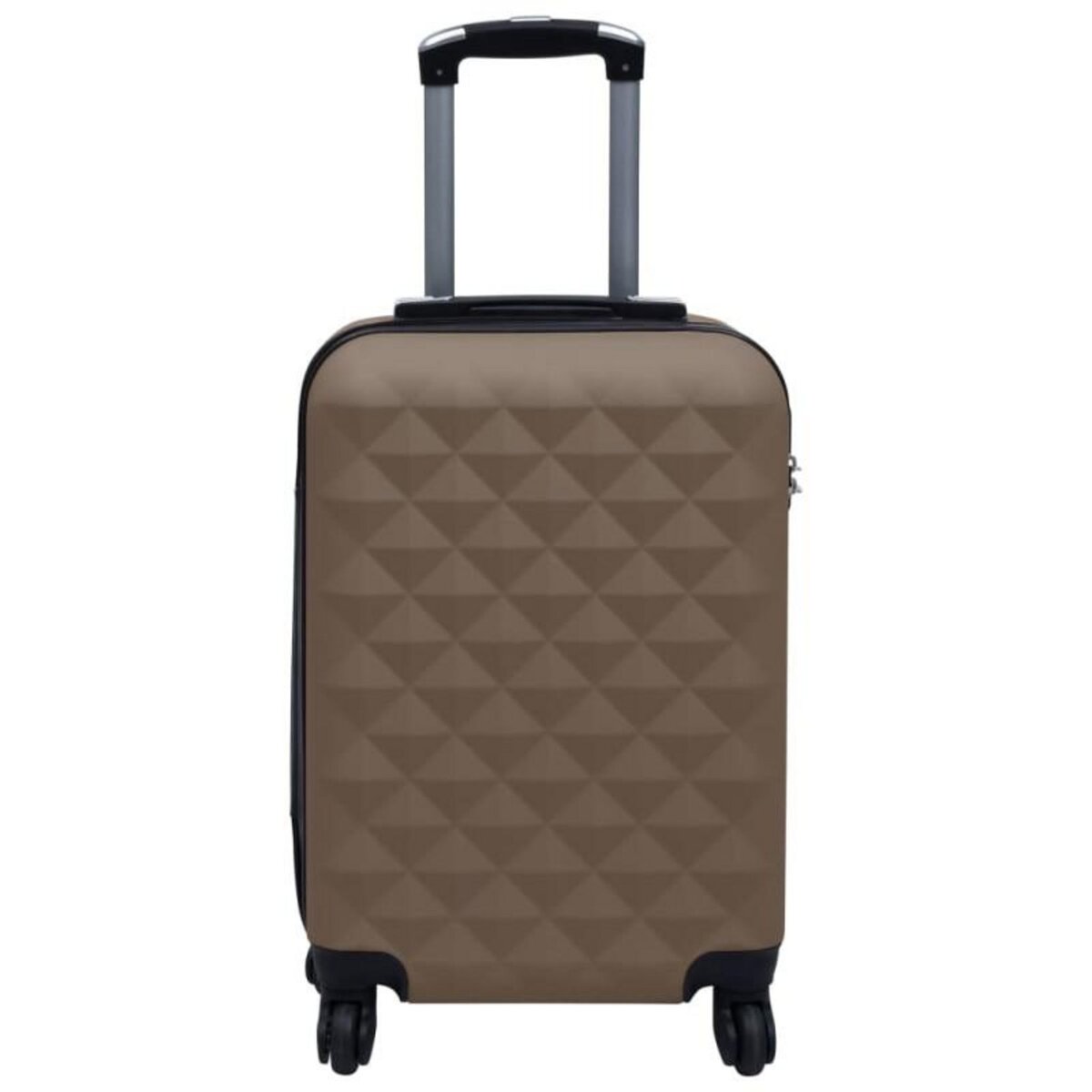 VIDAXL Valise rigide Marron ABS