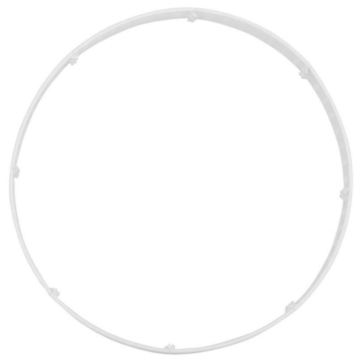 VIDAXL Jupe de sapin de Noël blanc Ø65x23 cm plastique