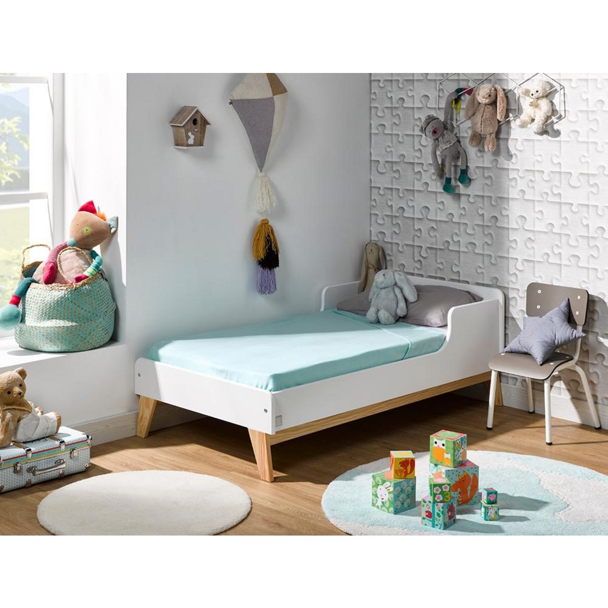 Bébé Provence Lit bébé évolutif 70X140 cm Elea