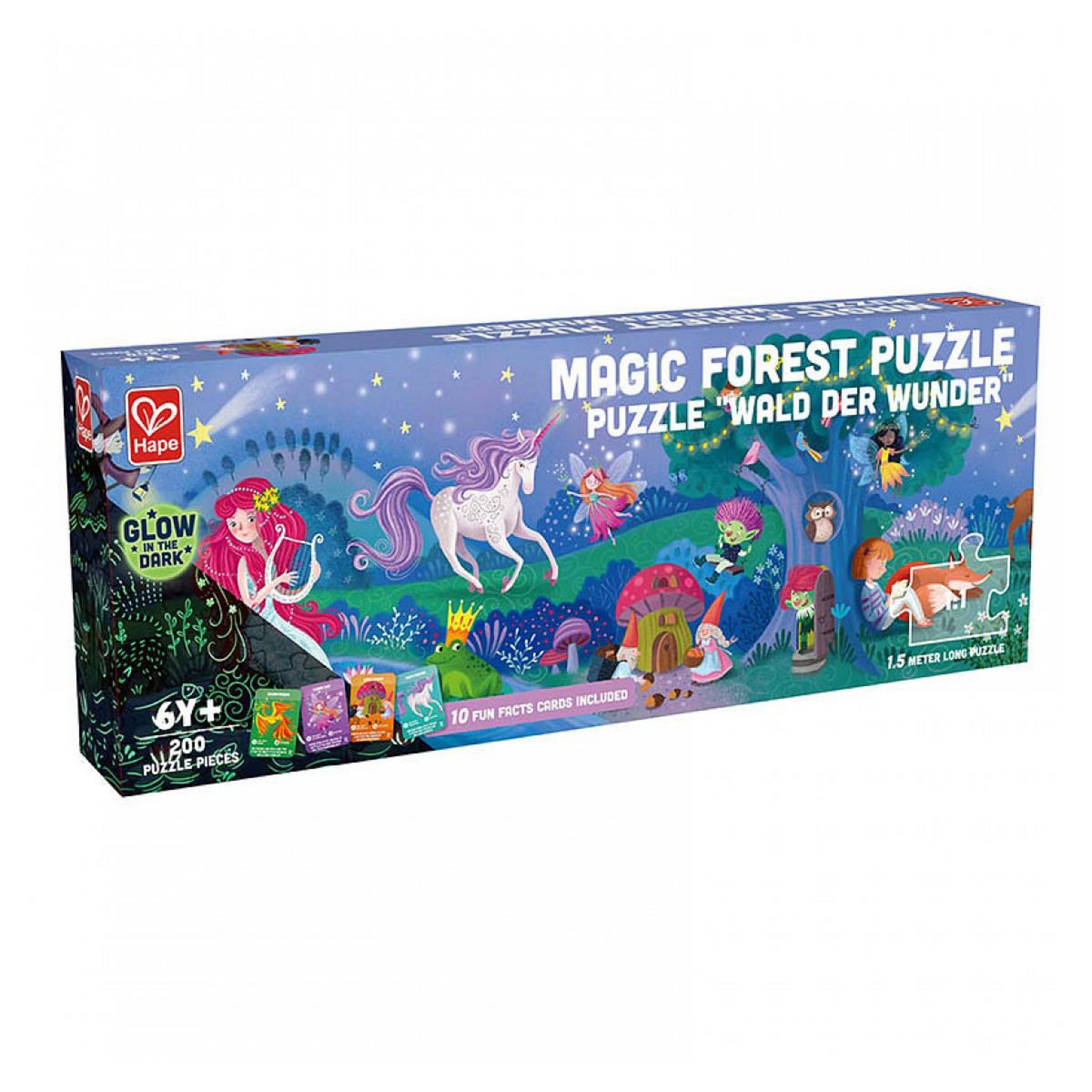 Hape Puzzle XXL - Créatures Magiques Phosphorescentes pour Enfants