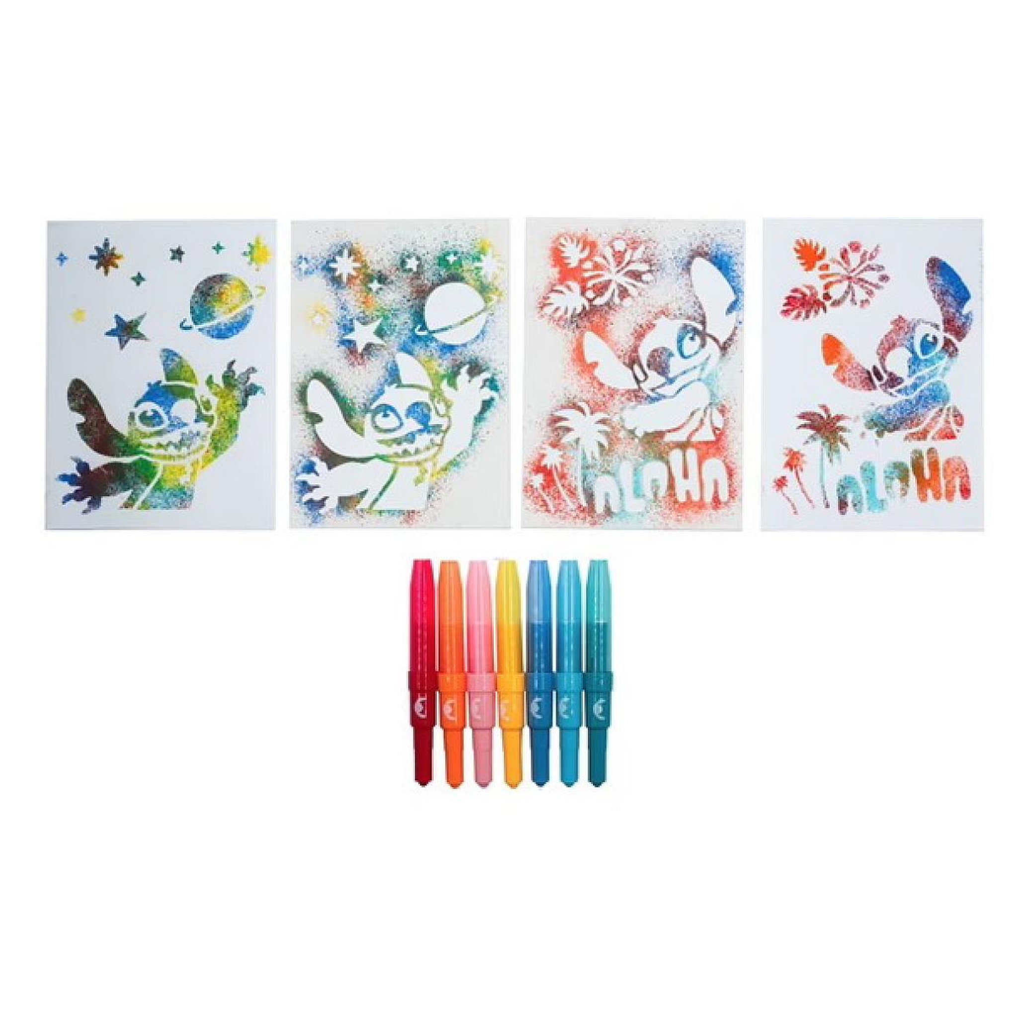 Voir la diapositive 2 : Mercier Coffret pochoirs  Stitch spray pen