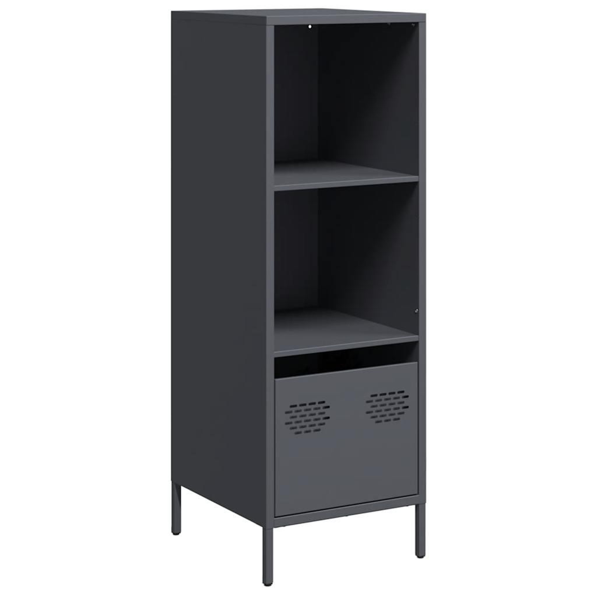 Voir la diapositive 2 : VIDAXL Buffet haut anthracite 35x39x103,5 cm acier