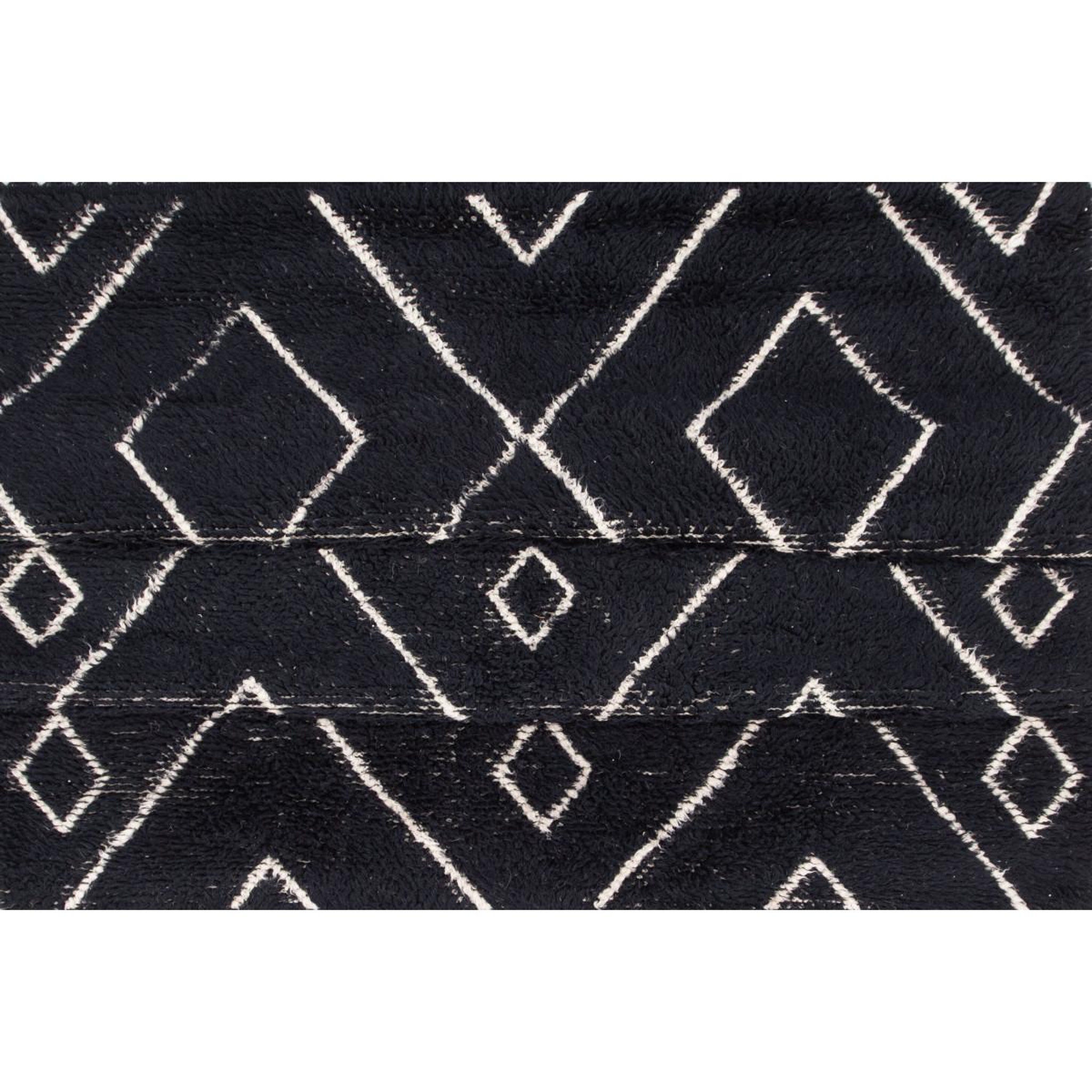 Voir la diapositive 4 : Paris Prix Tapis déco en laine  david  252x350cm noir